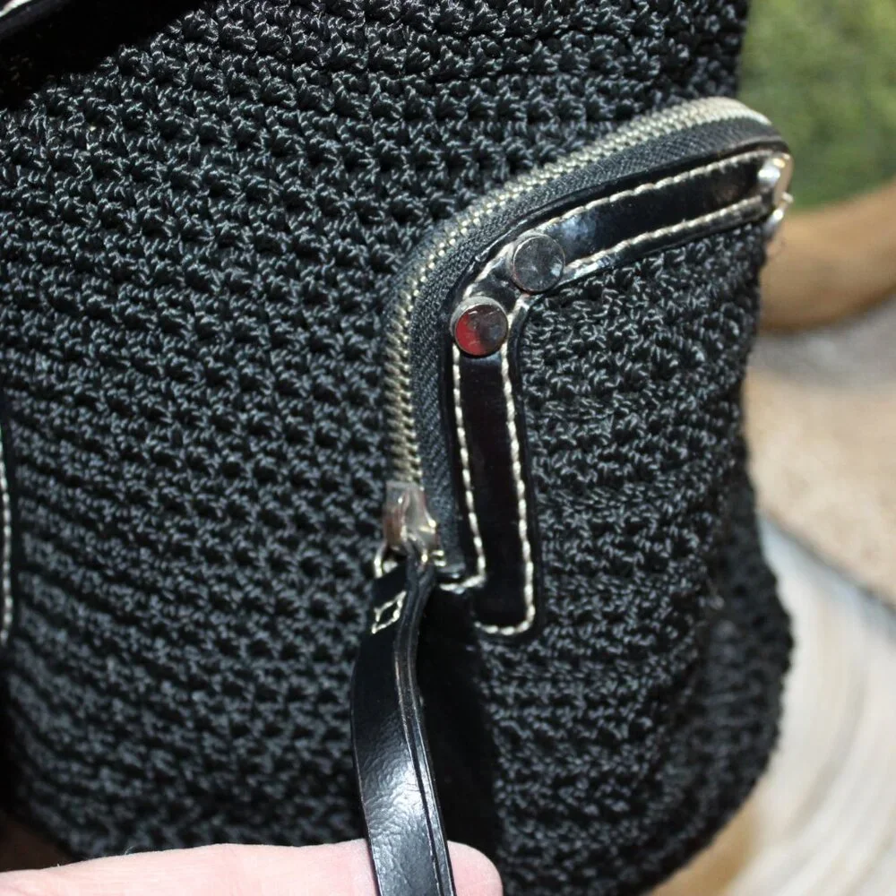 The Sak Crocheted Crossbody Purse BOHO look - Picture 7 of 15